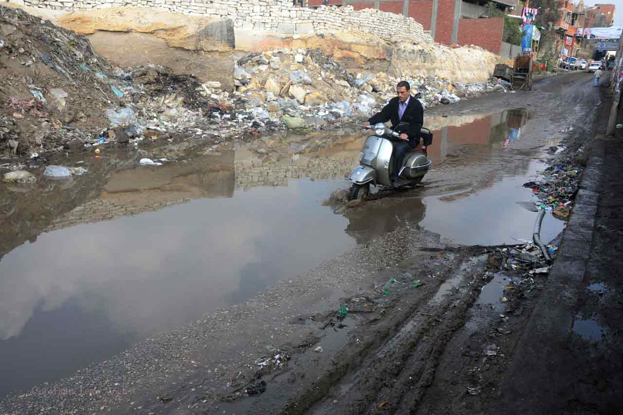 garbage city cairo photo